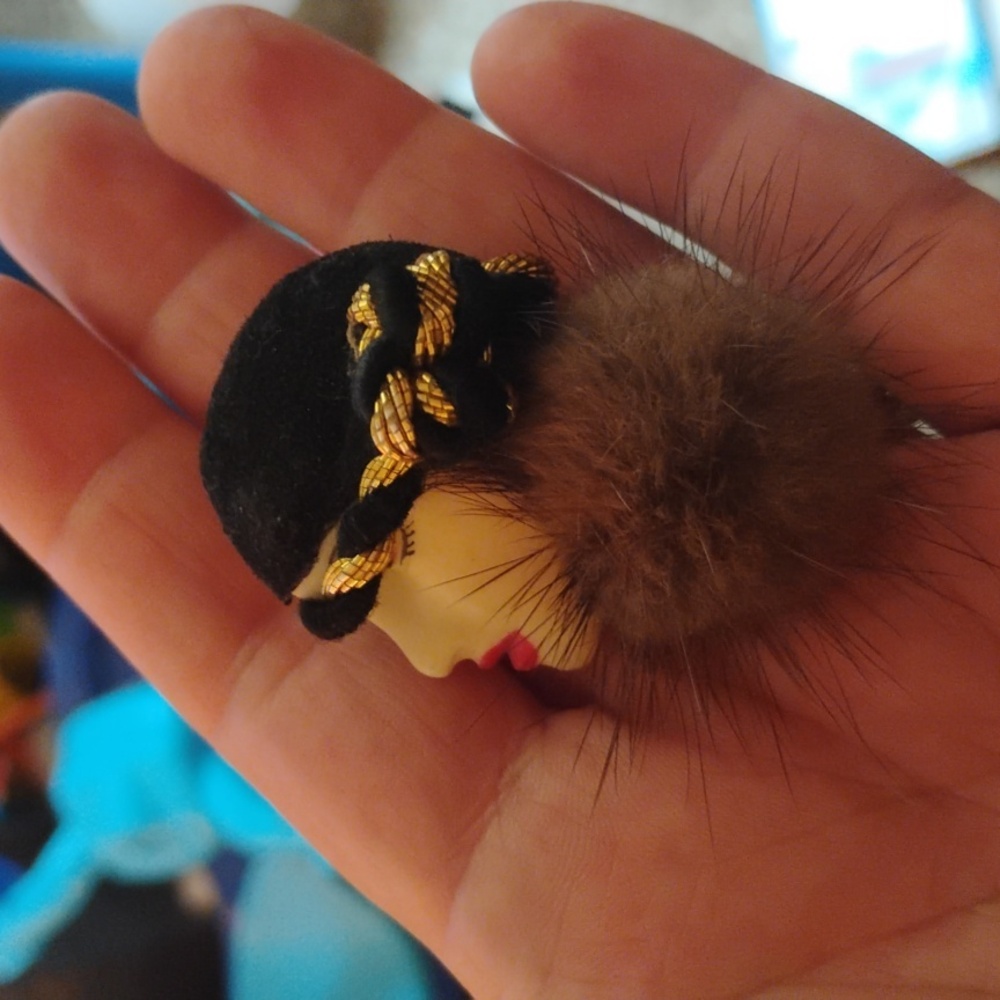 Woman brooch